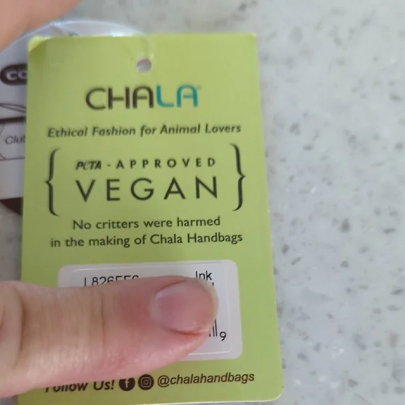 Chala Black Crossbody Bag with Blue and Yellow Flip-Flop Design - Picture 3 of 3